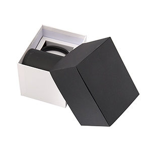 GB8700-TWO PART CERAMIC MUG BOX-Black/White