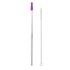 KP9712-MESOSPHERE STAINLESS STRAW WITH SILICONE TIP-Purple